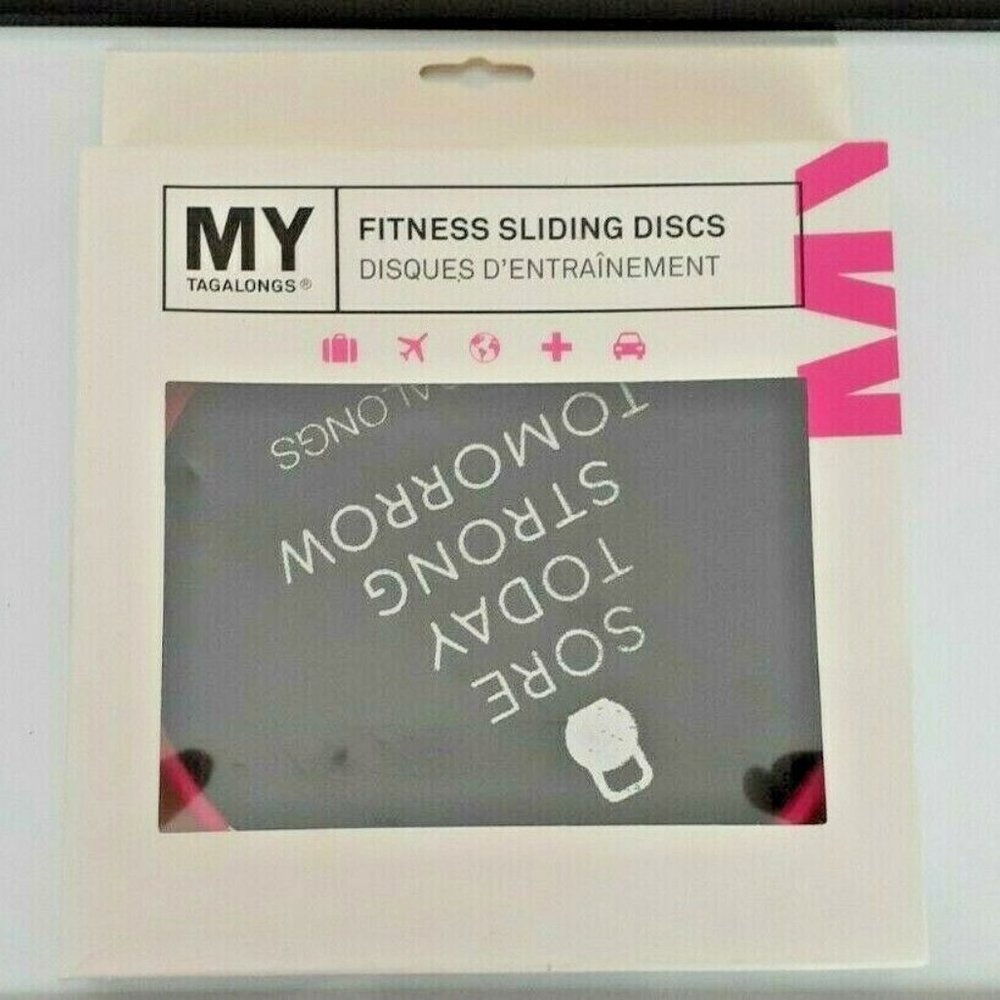 My Tagalongs Exercise Sliding Gliding Discs Fitness Core Sliders Sport Full Body
